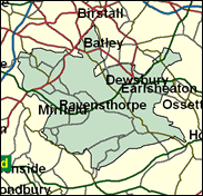 Dewsbury - Local Map of the constituency