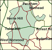 Dulwich & West Norwood - Local Map of the constituency