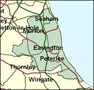 Easington - Local Map of the constituency