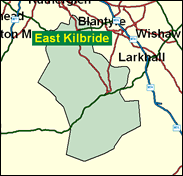 East Kilbride - Local Map of the constituency