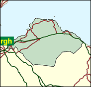 East Lothian - Local Map of the constituency