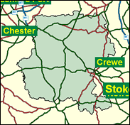 Eddisbury - Local Map of the constituency