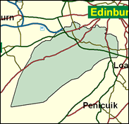 Edinburgh Pentlands - Local Map of the constituency