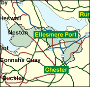 Ellesmere Port & Neston - Local Map of the constituency