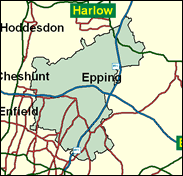 Epping Forest - Local Map of the constituency