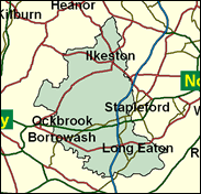Erewash - Local Map of the constituency