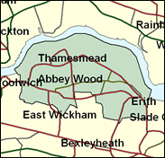 Erith & Thamesmead - Local Map of the constituency