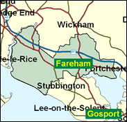 Fareham - Local Map of the constituency