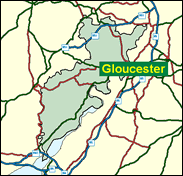 Forest of Dean - Local Map of the constituency