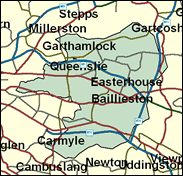 Glasgow Baillieston - Local Map of the constituency