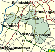 Glasgow Cathcart - Local Map of the constituency