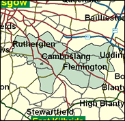Glasgow Rutherglen - Local Map of the constituency