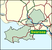 Gower - Local Map of the constituency
