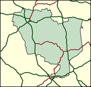 Grantham & Stamford - Local Map of the constituency