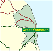 Great Yarmouth - Local Map of the constituency