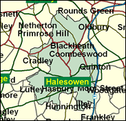 Halesowen & Rowley Regis - Local Map of the constituency
