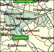 Hamilton North and Bellshill - Local Map of the constituency