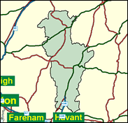 Hampshire East - Local Map of the constituency