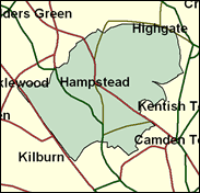 Hampstead & Highgate - Local Map of the constituency