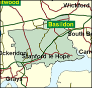 Basildon - Local Map of the constituency