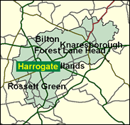 Harrogate & Knaresborough - Local Map of the constituency