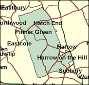 Harrow West - Local Map of the constituency