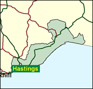 Hastings & Rye - Local Map of the constituency