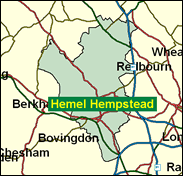 Hemel Hempstead - Local Map of the constituency