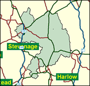 Hertfordshire North East - Local Map of the constituency
