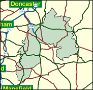Bassetlaw - Local Map of the constituency