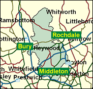 Heywood & Middleton - Local Map of the constituency