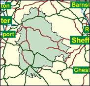 High Peak - Local Map of the constituency