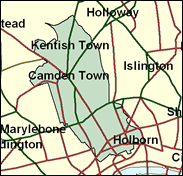 Holborn & St Pancras - Local Map of the constituency