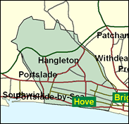 Hove - Local Map of the constituency