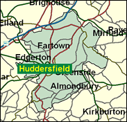 Huddersfield - Local Map of the constituency