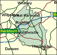 Hyndburn - Local Map of the constituency