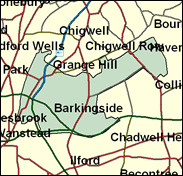 Ilford North - Local Map of the constituency