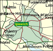 Ipswich - Local Map of the constituency