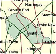 Islington North - Local Map of the constituency