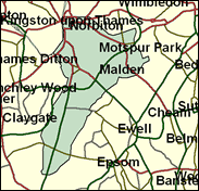 Kingston & Surbiton - Local Map of the constituency