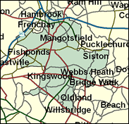 Kingswood - Local Map of the constituency