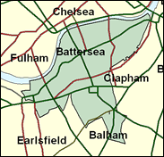 Battersea - Local Map of the constituency