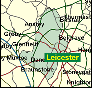 Leicester West - Local Map of the constituency