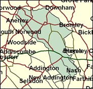 Beckenham - Local Map of the constituency