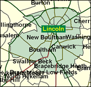 Lincoln - Local Map of the constituency