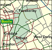 Liverpool, Walton - Local Map of the constituency