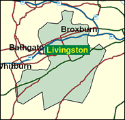 Livingston - Local Map of the constituency