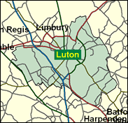 Luton South - Local Map of the constituency