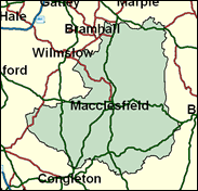 Macclesfield - Local Map of the constituency