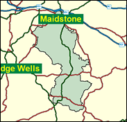 Maidstone & The Weald - Local Map of the constituency
